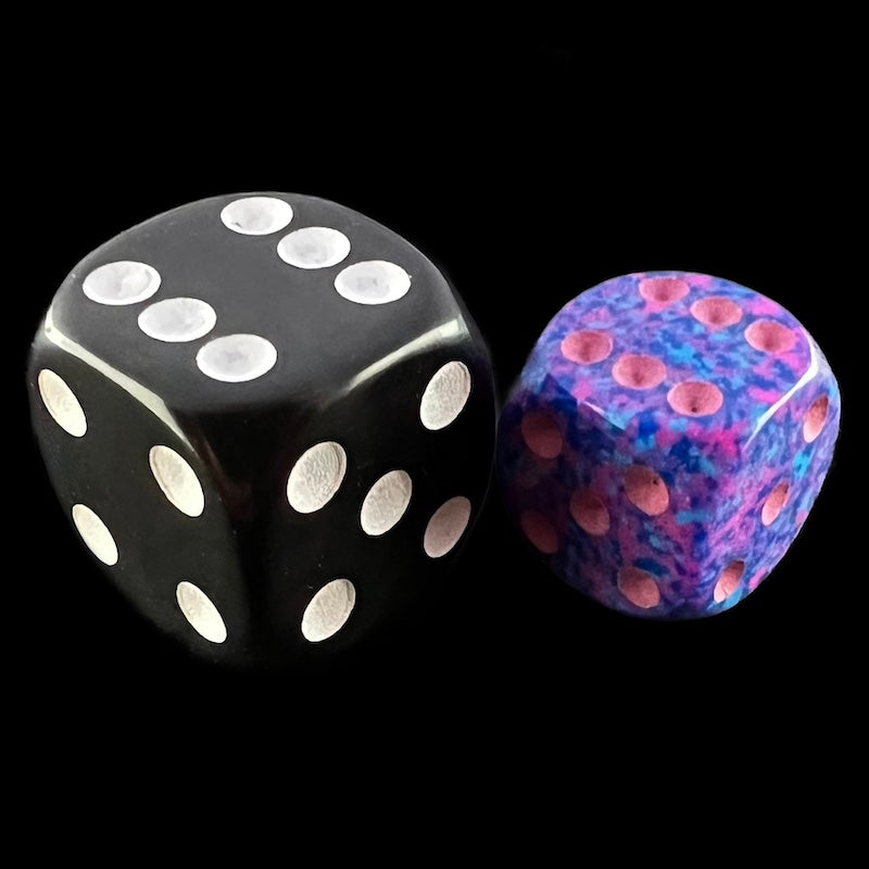 Chessex Speckled Purple Passion 12mm D6 Spot Dice