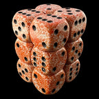 Chessex Speckled Rust 12 x D6 Dice Set