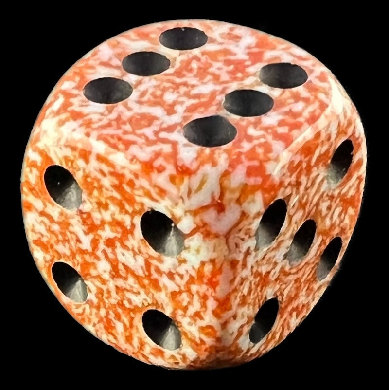 Chessex Speckled Rust 16mm D6 Spot Dice