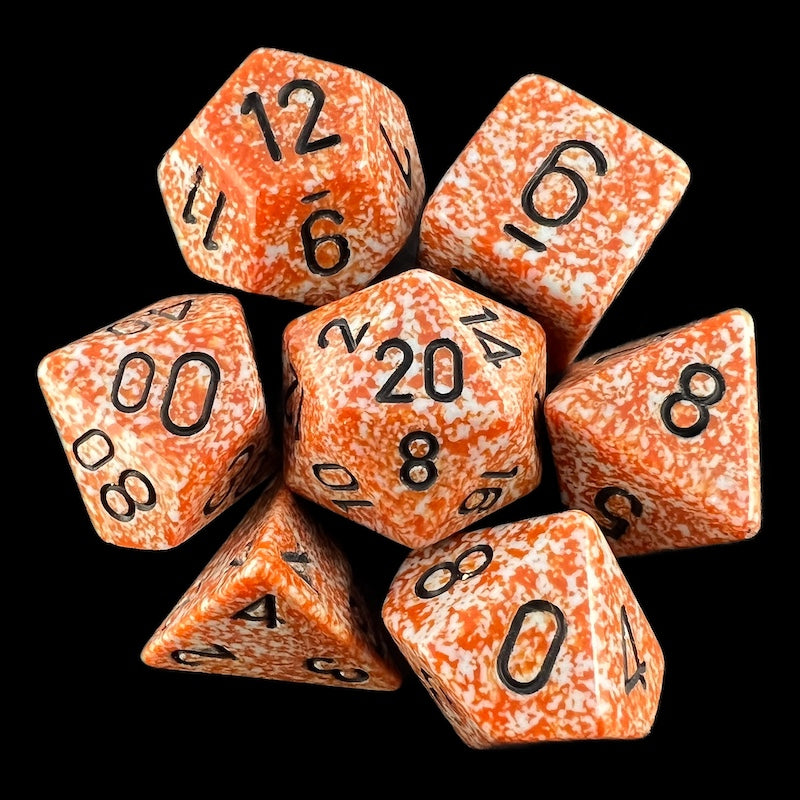 Chessex Speckled Rust 7 Dice Polyset