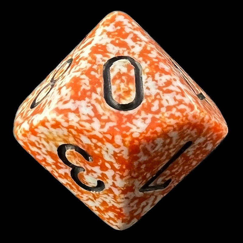 Chessex Speckled Rust 10 x D10 Dice Set