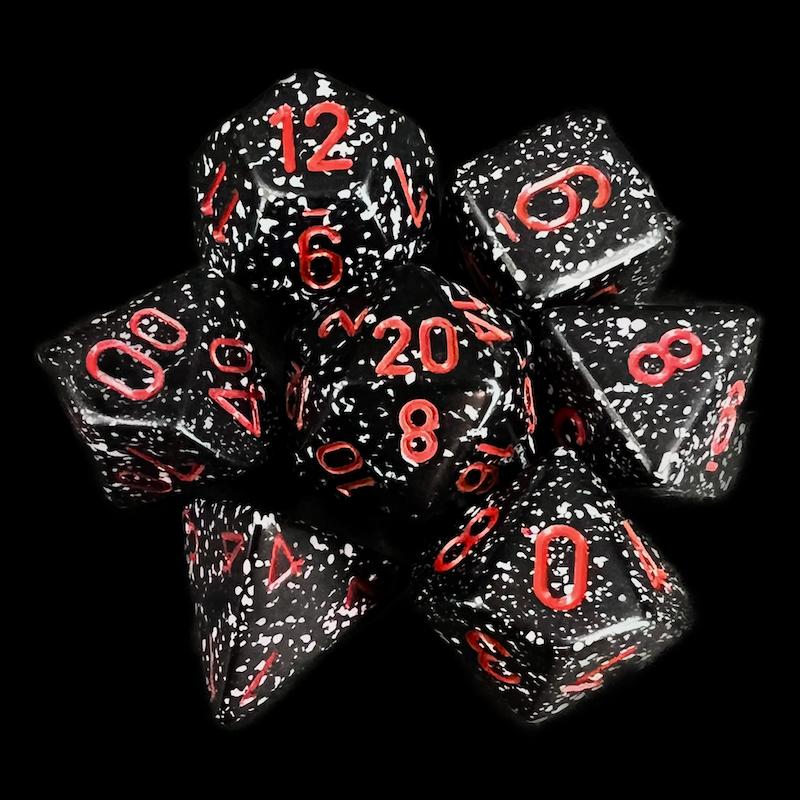 Chessex Speckled Space 7 Dice Polyset