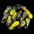 Crystal Caste Oblivion Yellow 12 x D6 Dice Set