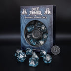 Dice Tomes Banshee's Bane 7 Dice Polyset + Coin