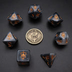 Dice Tomes Fighter (2026) 7 Dice Polyset + Coin