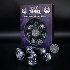Dice Tomes Owlbears Bane 7 Dice Polyset + Coin