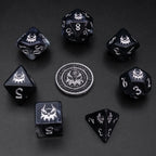 Dice Tomes Owlbears Bane 7 Dice Polyset + Coin