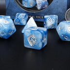 Dice Tomes School of Abjuration 7 Dice Polyset + Coin