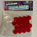 CLEARANCE ArcKnight Flat Plastic Miniatures - Hex Bases x 16 Red