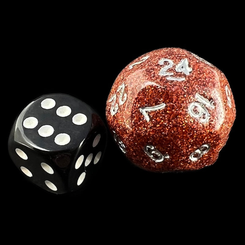 Impact Unleashed Arcana Fool's Gold D24 Dice