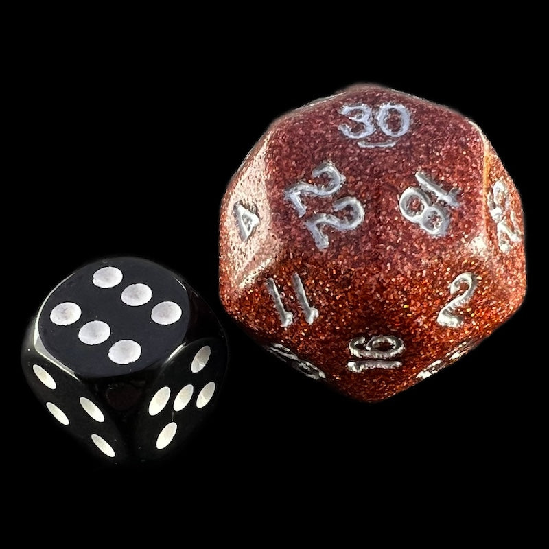 Impact Unleashed Arcana Fool's Gold D30 Dice