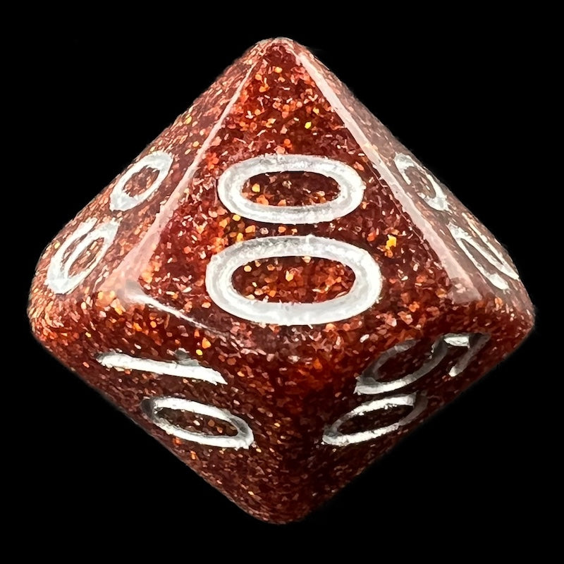 Impact Unleashed Arcana Fool's Gold Percentile Dice