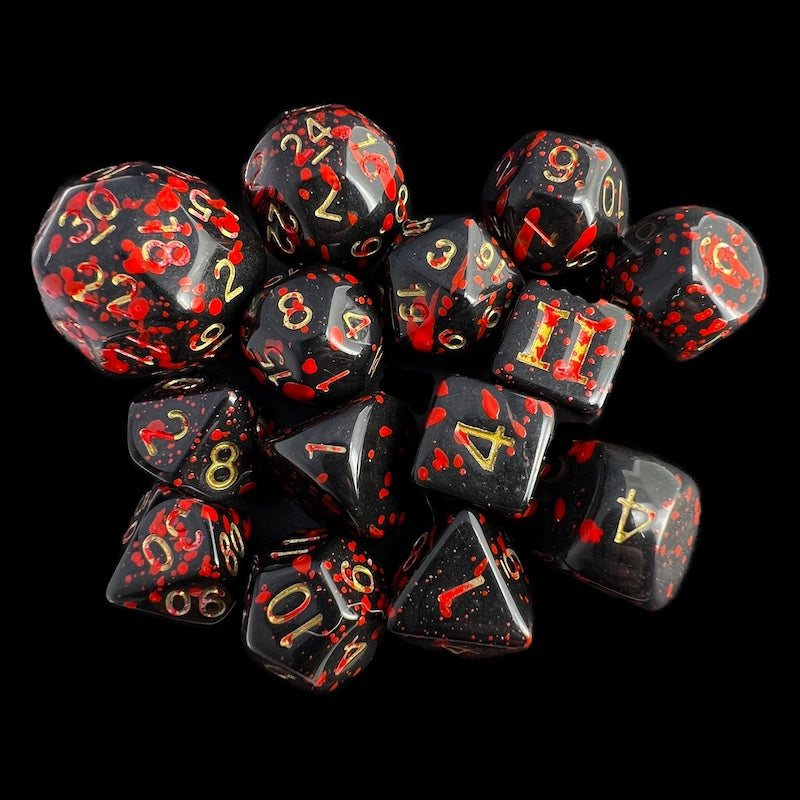 Impact Unleashed Arcana Sanguine Pool Dungeon Crawl Classics DCC 14 Dice Set