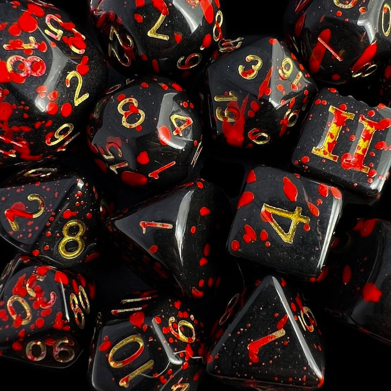 Impact Unleashed Arcana Sanguine Pool Dungeon Crawl Classics DCC 14 Dice Set