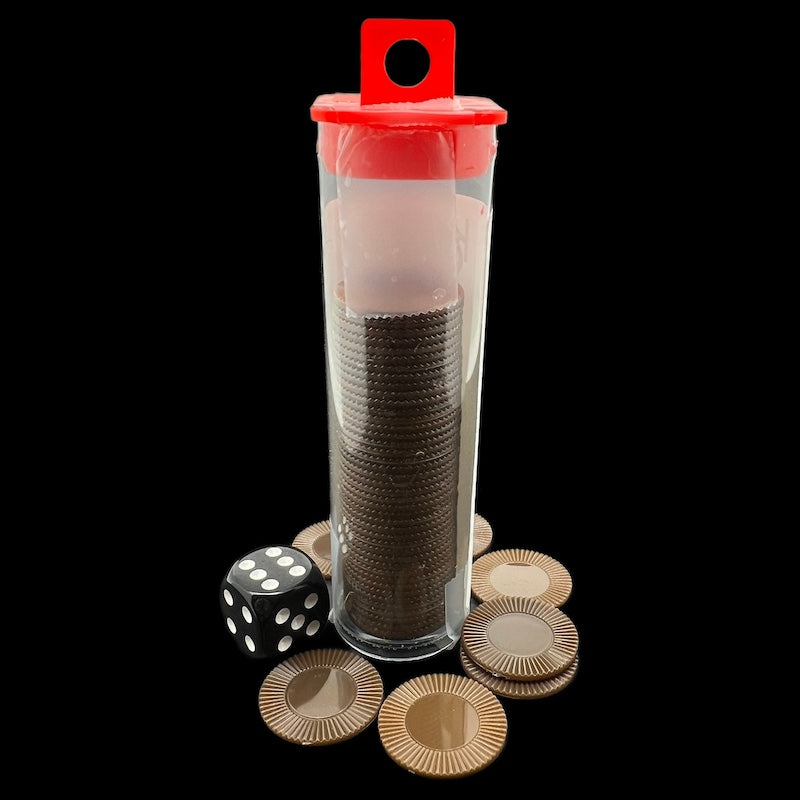 Koplow Casino Stacking Poker Chips Brown x 50