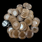 Koplow Casino Stacking Poker Chips Brown x 50