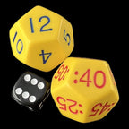 Koplow Daytime JUMBO 28mm 2 x D12 Time Dice Set