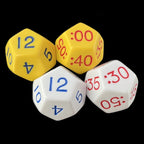 Koplow Elapsed Time JUMBO 28mm 4 x D12 Dice Set