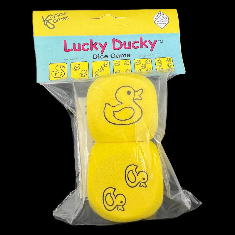 Koplow Foam Jumbo 1.5 Inch Duck D6 Dice Pair