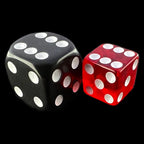 Koplow Transparent Red Square Cornered 36 x D6 Dice Set