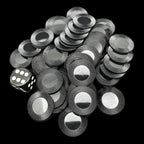 Koplow Casino Stacking Poker Chips Black x 50