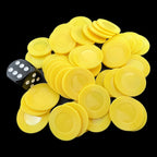 Koplow Casino Stacking Poker Chips Yellow x 50