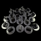 MouldPlas Card / Paper Figure Stands 18mm Black x 20