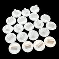 MouldPlas Card / Paper Figure Stands 18mm White x 20
