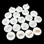 MouldPlas Card / Paper Figure Stands 18mm White x 20