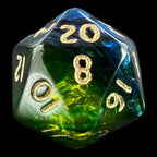 Pegasus Spiel Arma Cthulhiana - Elder Sign Logo Green D20 Dice OOP