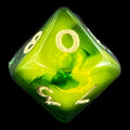 Pegasus Spiel Arma Cthulhiana - Green D10 Dice OOP