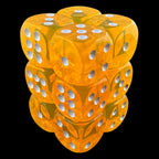CLEARANCE TDSO Bright Gem Golden 12 x D6 Dice Set