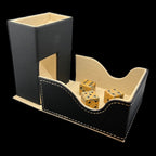 TDSO Compact Folding Black & Tan Dice Tower