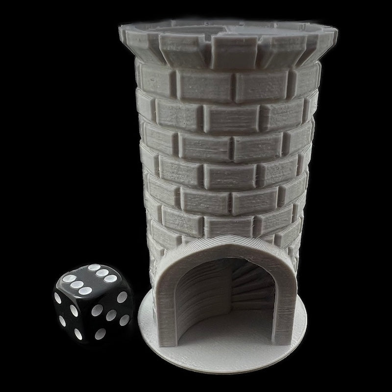 TDSO Dice Tower Grey for Mini Dice Sets