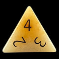 TDSO Gemstone Jade Yellow & Black D4 Dice