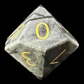 TDSO Gemstone Jasper Spiderweb & Gold D10 Dice