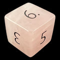 TDSO Gemstone Quartz Rose & Black D6 Dice