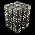 TDSO Glitter Black 36 x D6 Dice Set