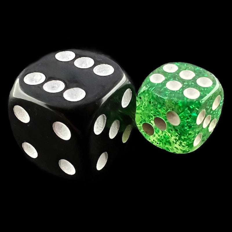 TDSO Glitter Green 36 x D6 Dice Set