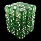 TDSO Glitter Green 36 x D6 Dice Set
