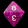 TDSO Glitter Purple D8 Dice