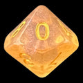 TDSO Iridescent Glitter Orange D10 Dice