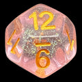 CLEARANCE TDSO Iridescent Glitter Pink D12 Dice