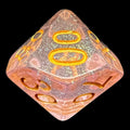 CLEARANCE TDSO Iridescent Glitter Pink Percentile Dice