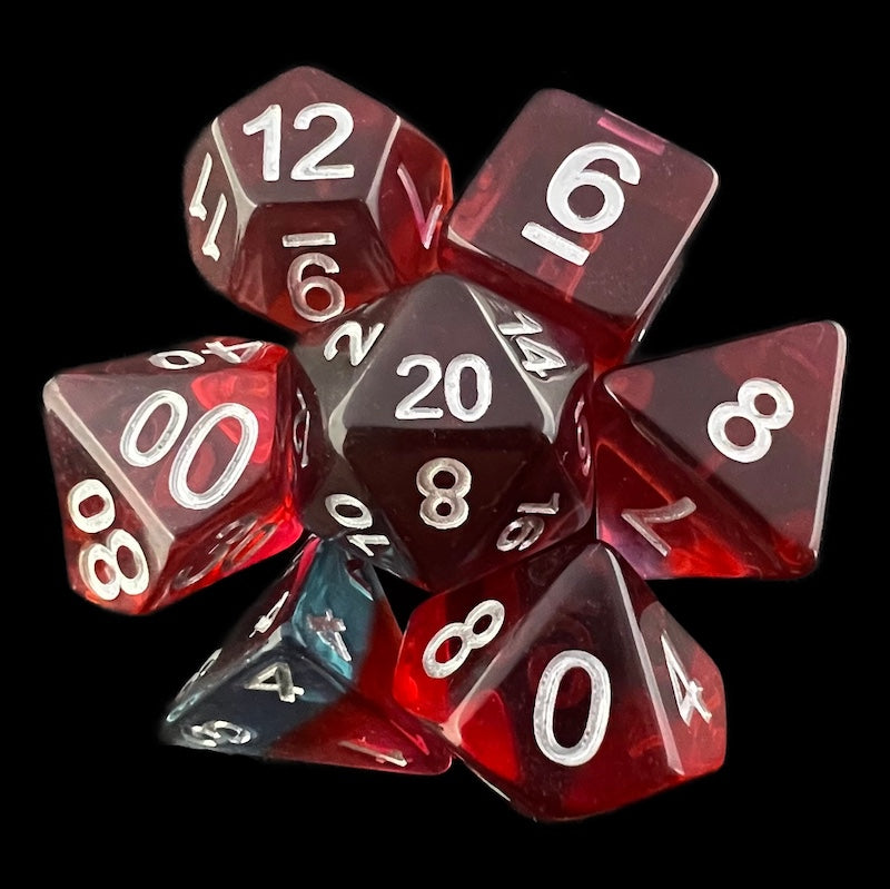 TDSO Layer Savannah Sunrise 7 Dice Polyset