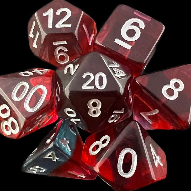 TDSO Layer Savannah Sunrise 7 Dice Polyset