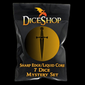TDSO Mystery  Sharp Edge / Liquid Core 7 Dice Polyset