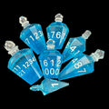 TDSO Potion Bottle Blue & White 7 Dice Polyset
