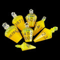 TDSO Potion Bottle Yellow & Black 7 Dice Polyset