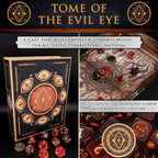 Tome of the Evil Eye - 10 Dice Polyset / Coin / Dice Tray